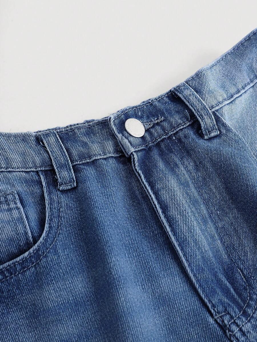 NIEBIESKIE SPODNIE JEANS