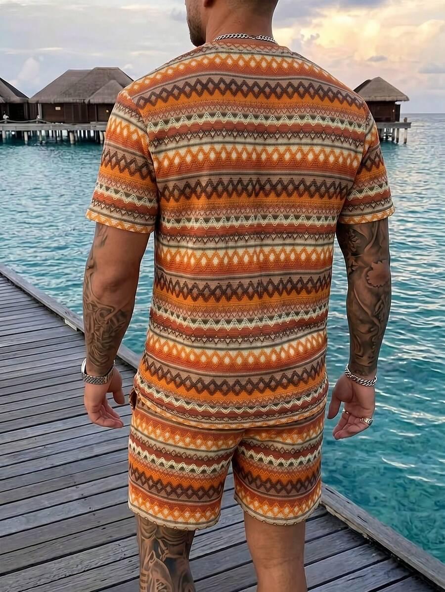 spodenki plażowe wzór