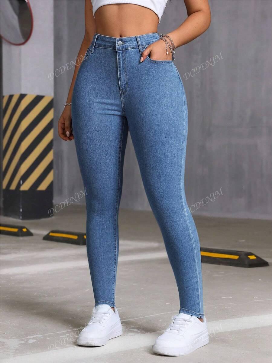 NIEBIESKIE SPODNIE JEANS