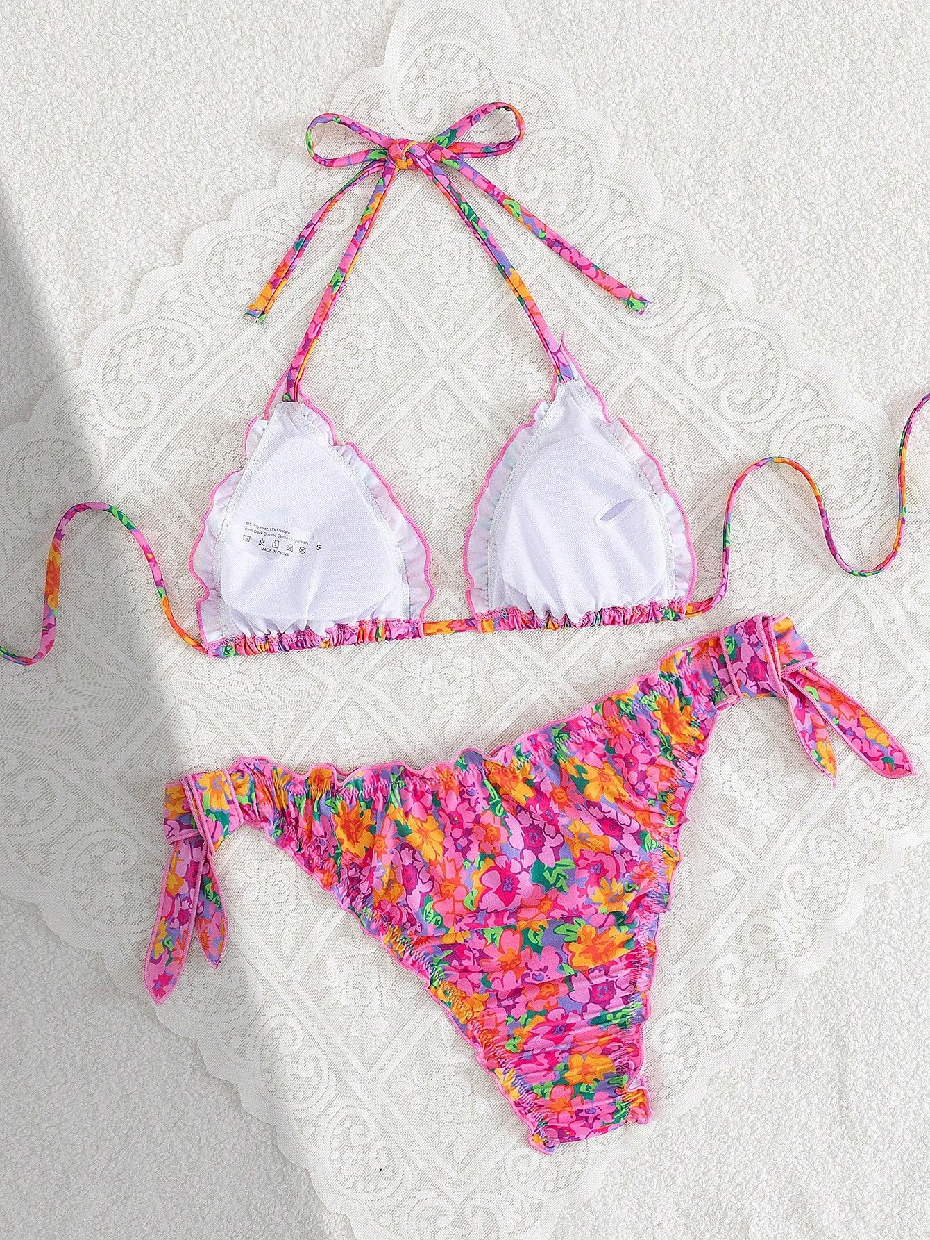WIĄZANY KOMPLET BIKINI PRINT 