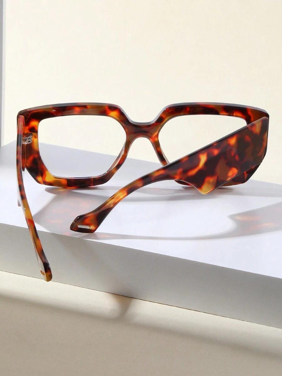 okulary zerówki animal print