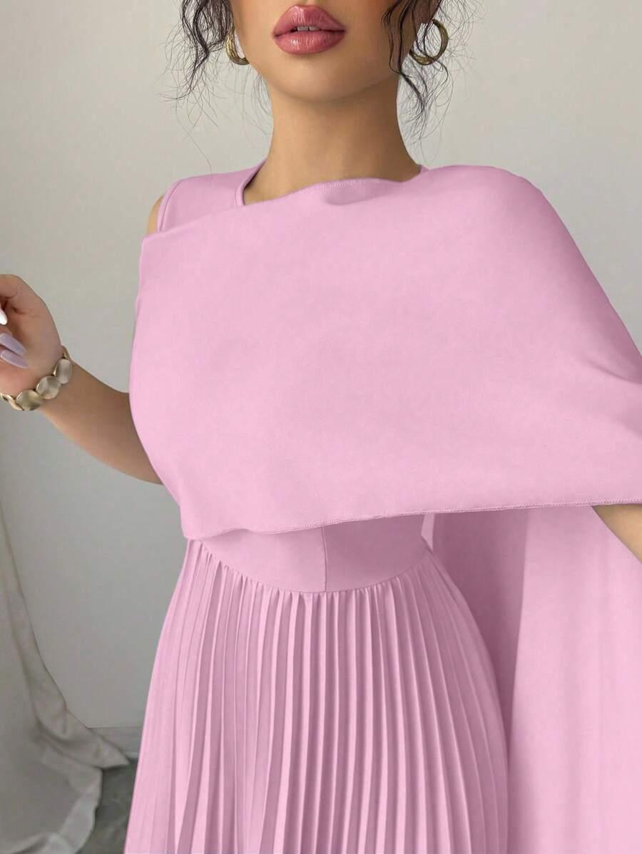 plisowana maxi sukienka