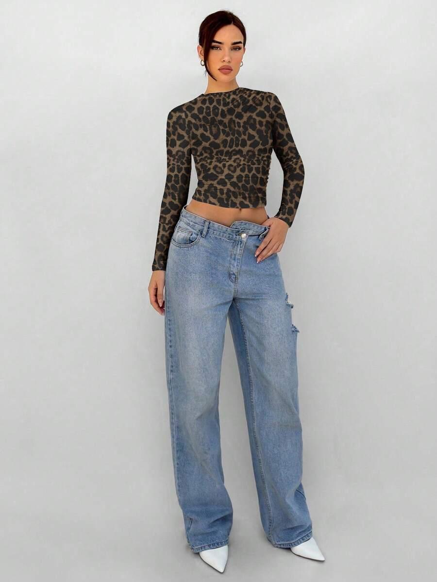 bluzka animal print