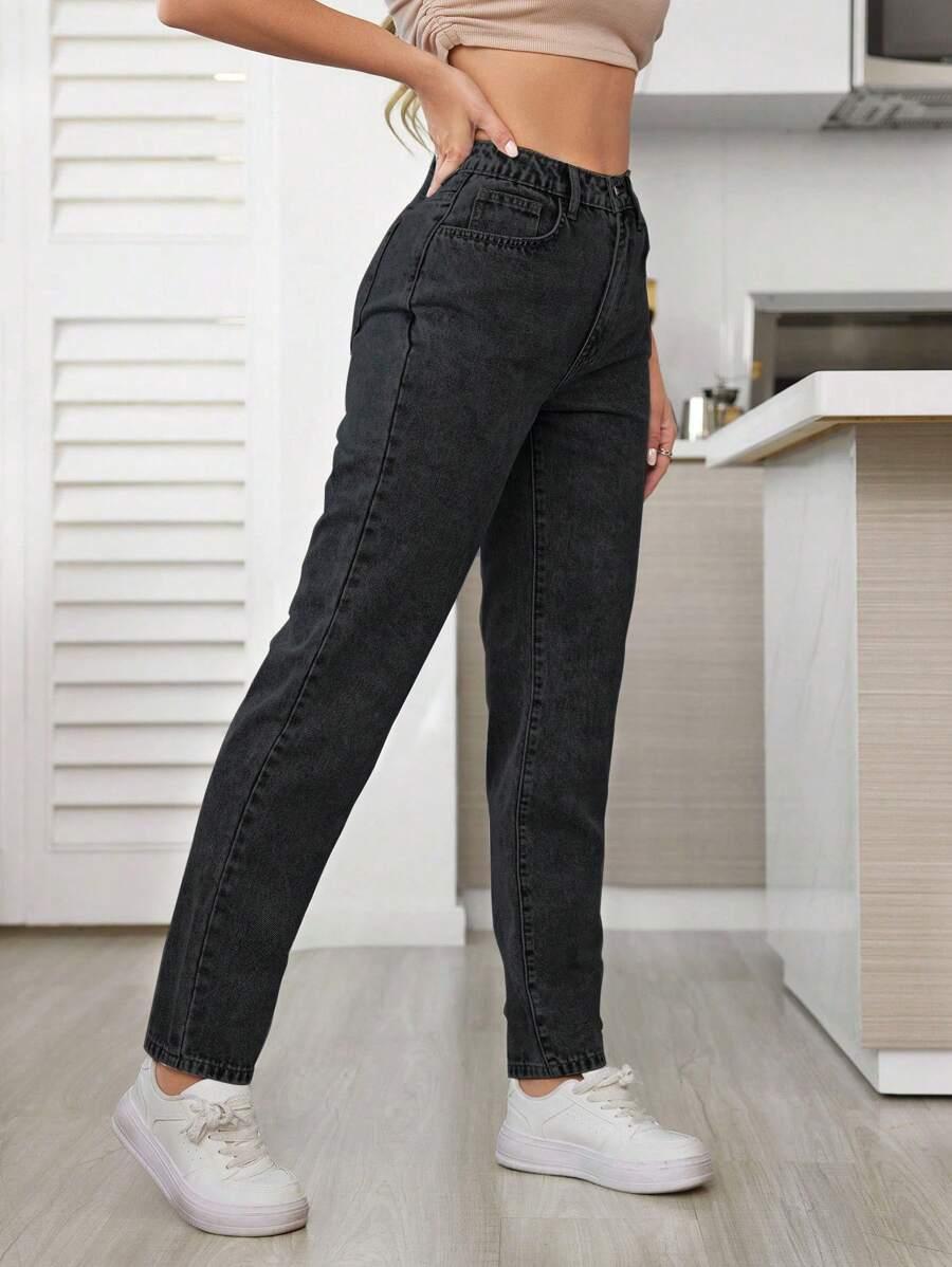 CZARNE JEANSY CASUAL