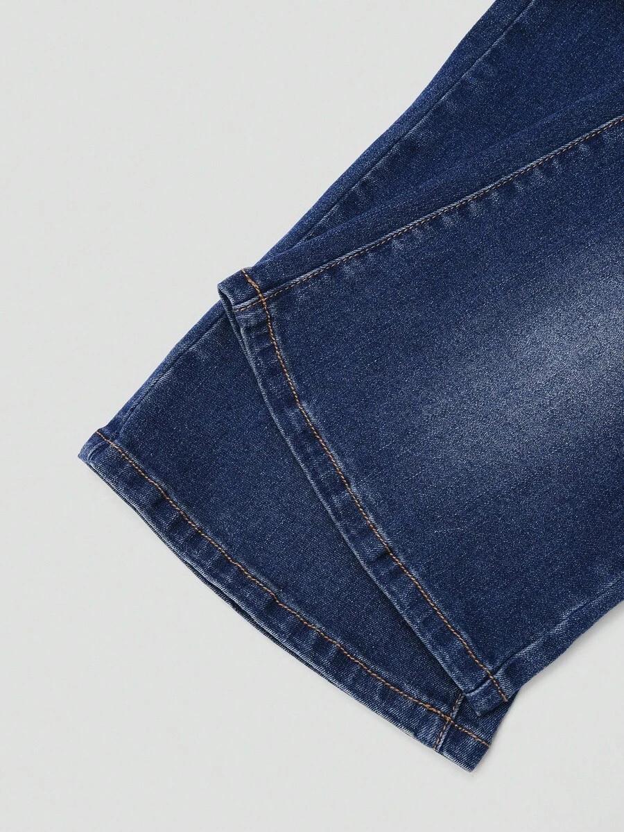 NIEBIESKIE SPODNIE JEANS 