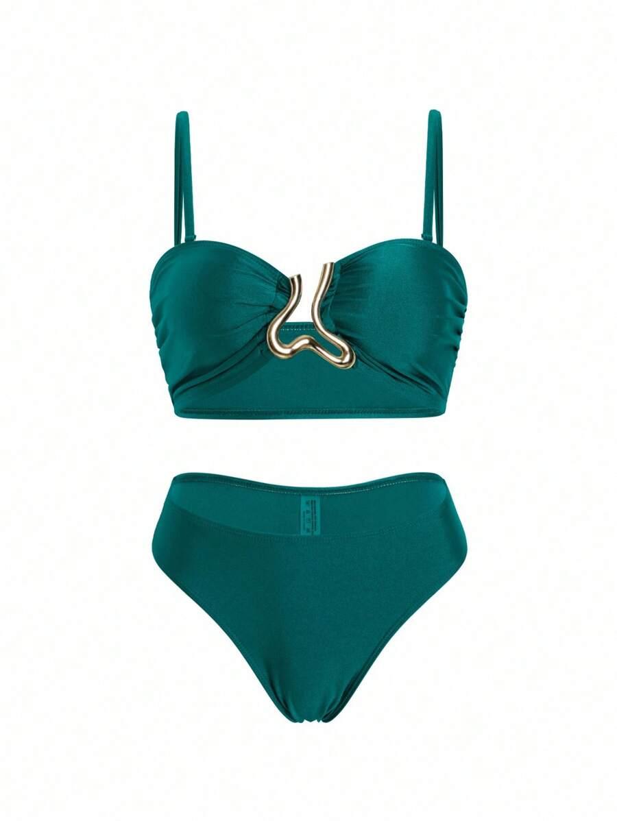 TRZYCZĘŚCIOWY KOMPLET BIKINI PAREO