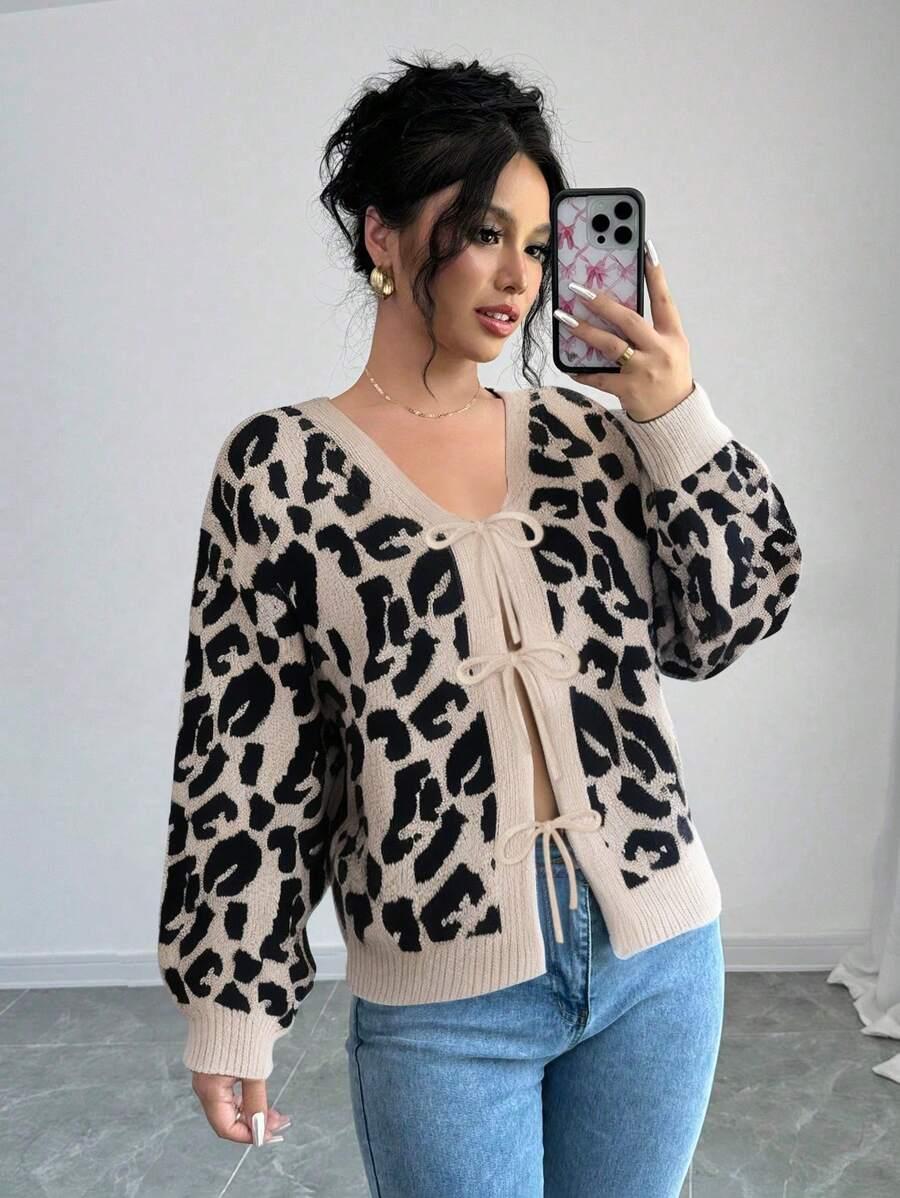 sweter animal print
