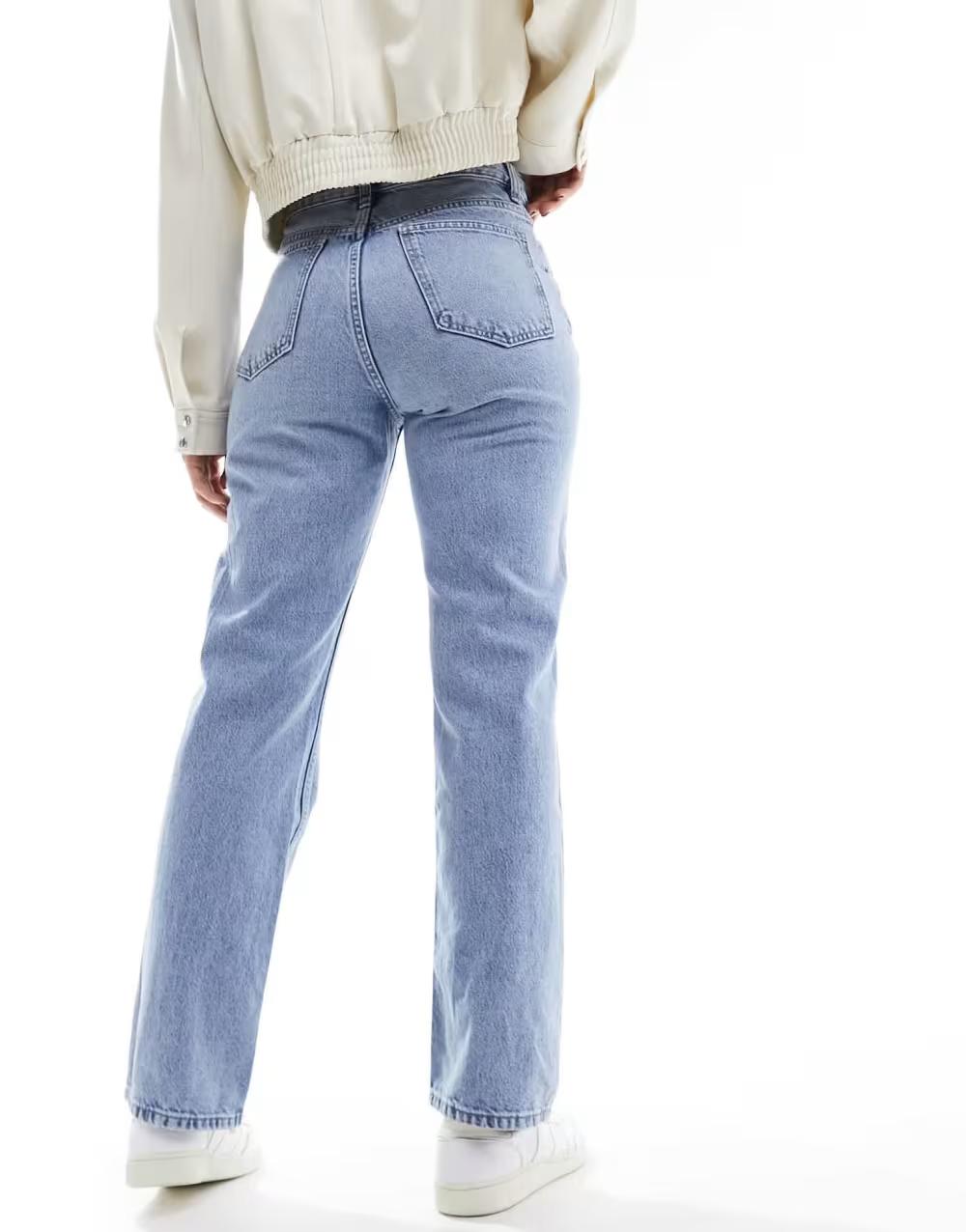 NIEBIESKIE SPODNIE JEANS