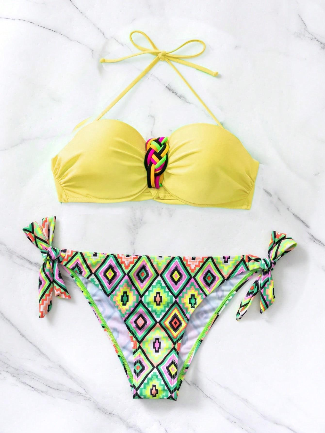 GÓRA OD BIKINI neon