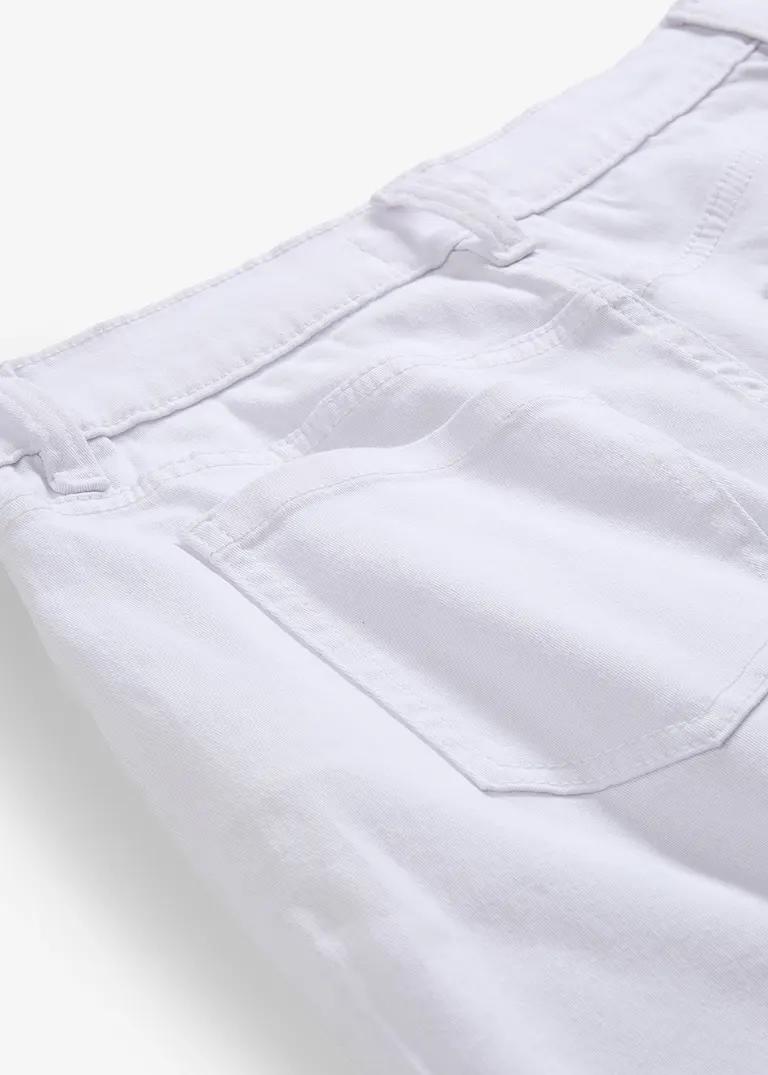 BIAŁE SPODenki JEANS