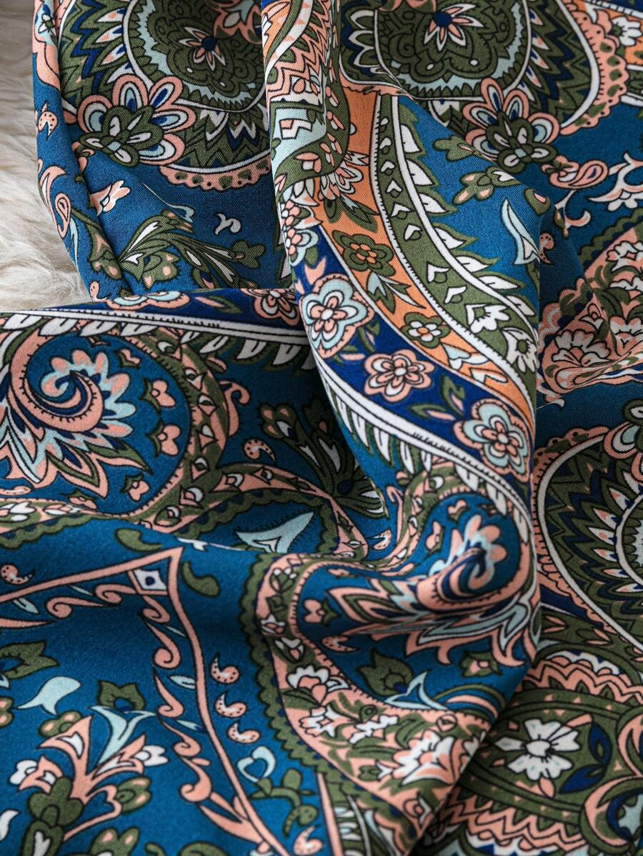 SPODNIE Z GUMKĄ W PASIE CASUAL print
