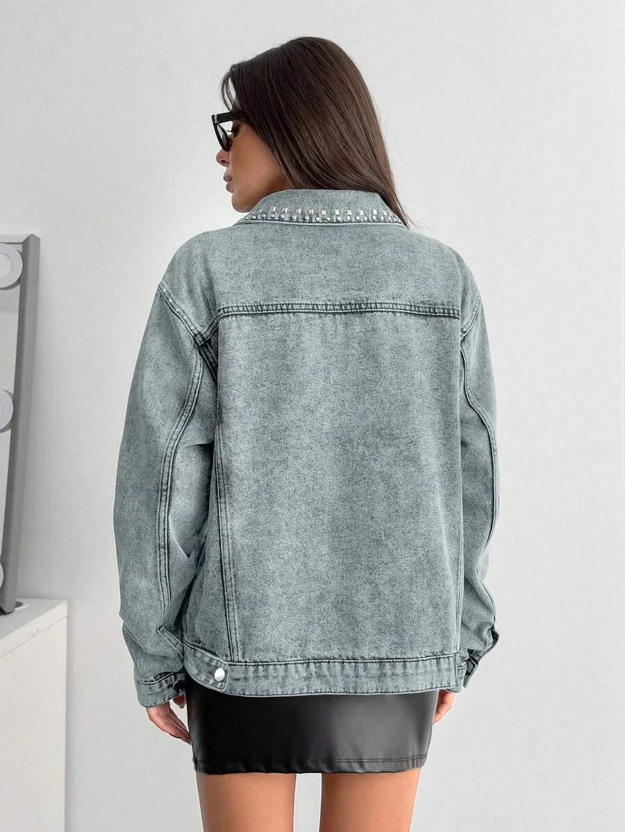 czarna kurtka jeans