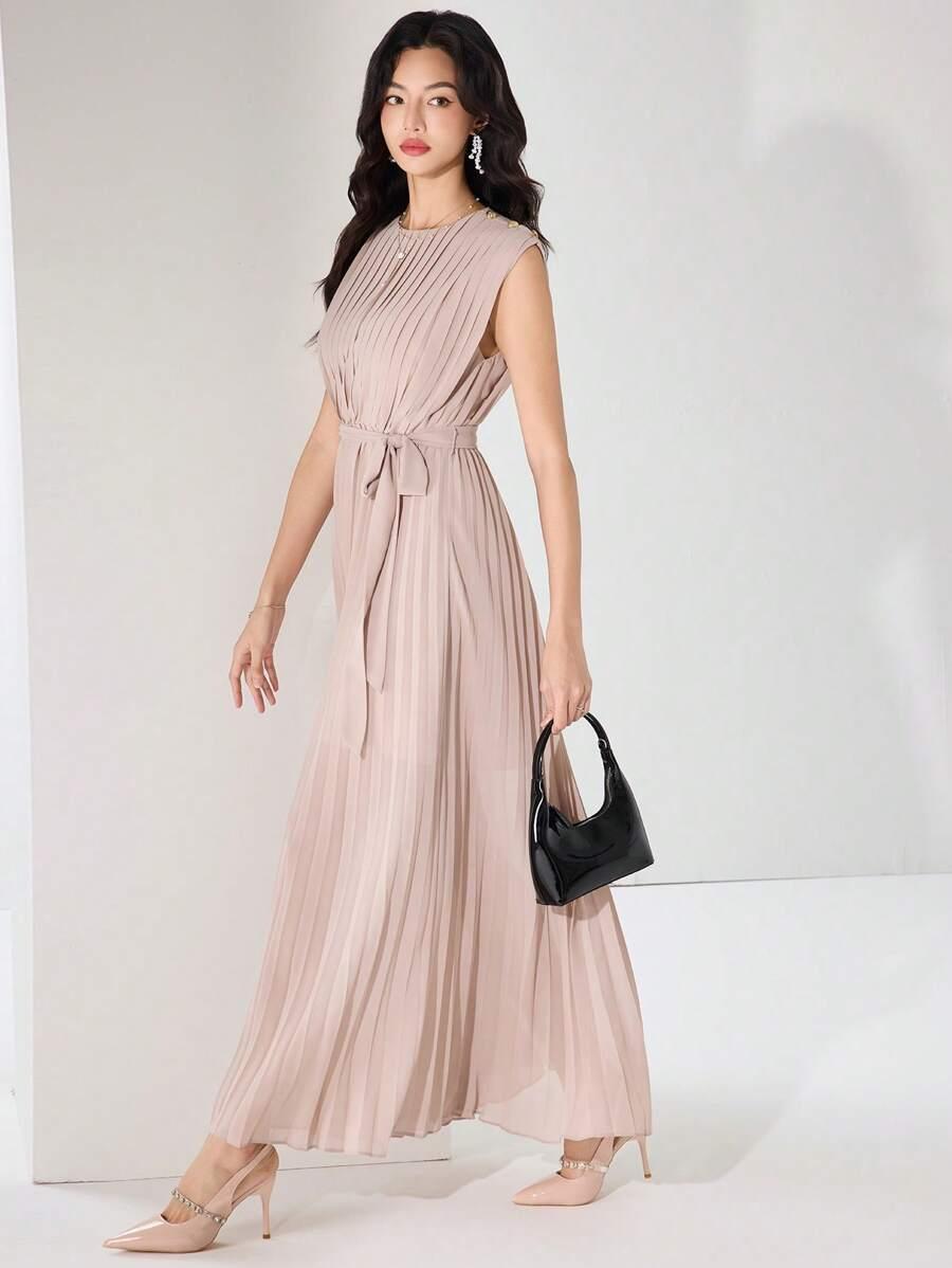 PLISOWANA MAXI SUKIENKA