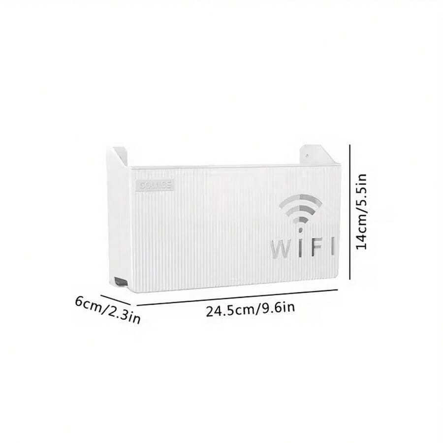 czarny pojemnik na router organizer