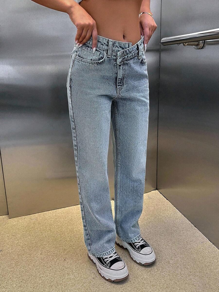 NIEBIESKIE SPODNIE JEANS 