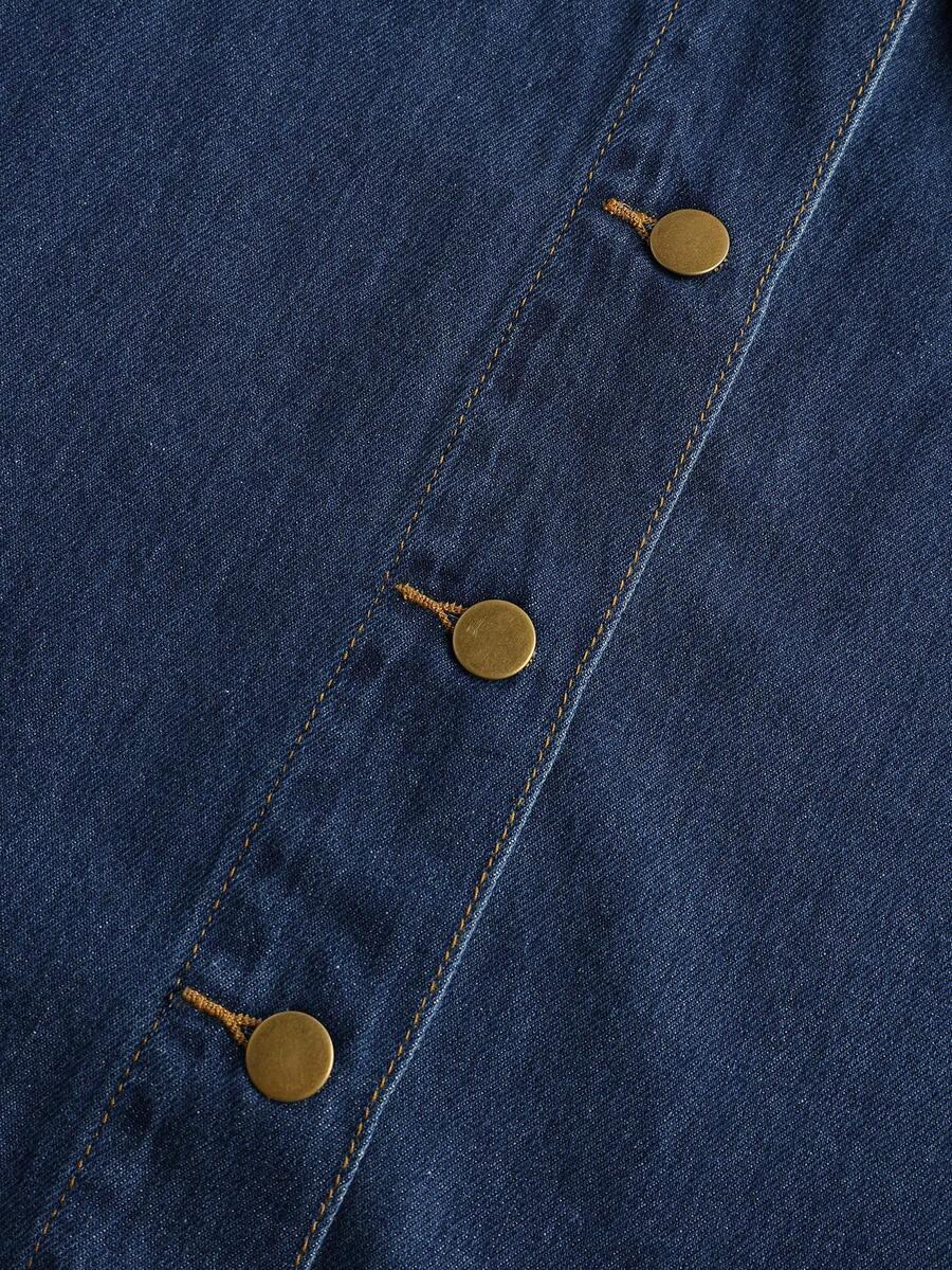 NIEBIESKA SUKIENKA JEANS