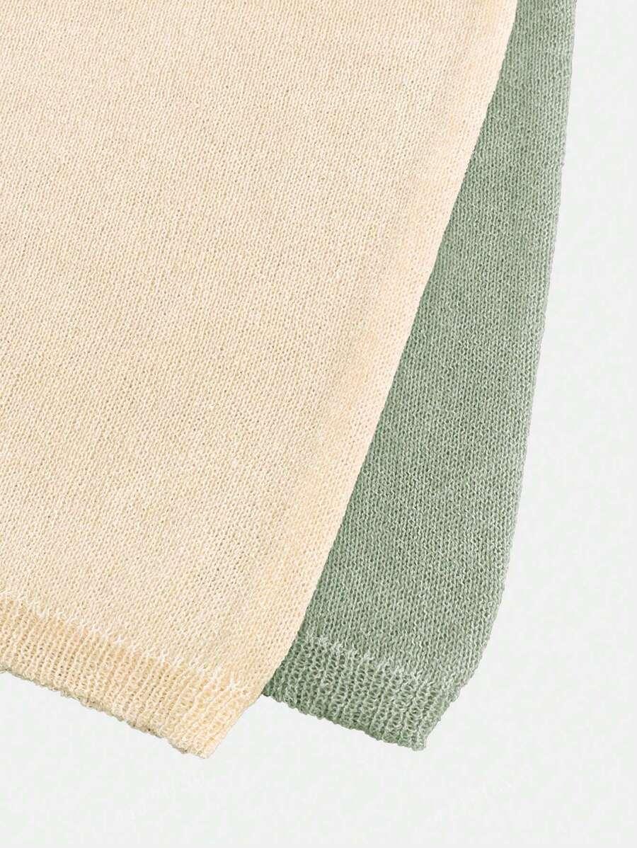 DZIANINOWY TOP 2-PACK