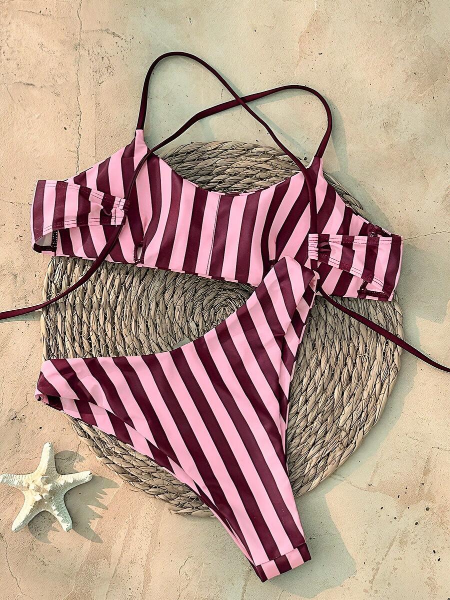 BIKINI DWUCZĘŚCIOWE W PASKI