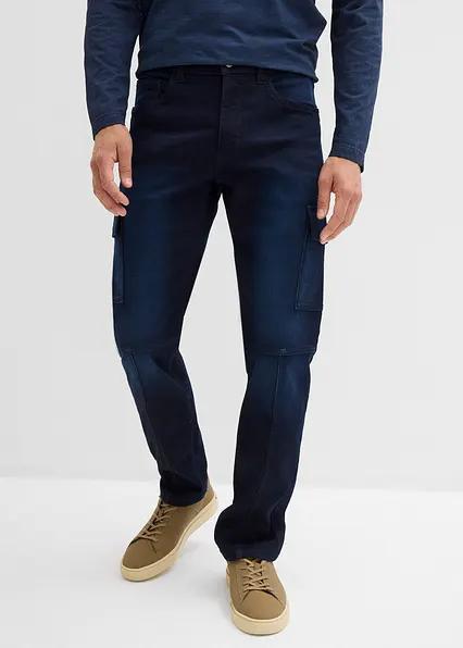 JEANSY CARGO Z PROSTĄ NOGAWKĄ