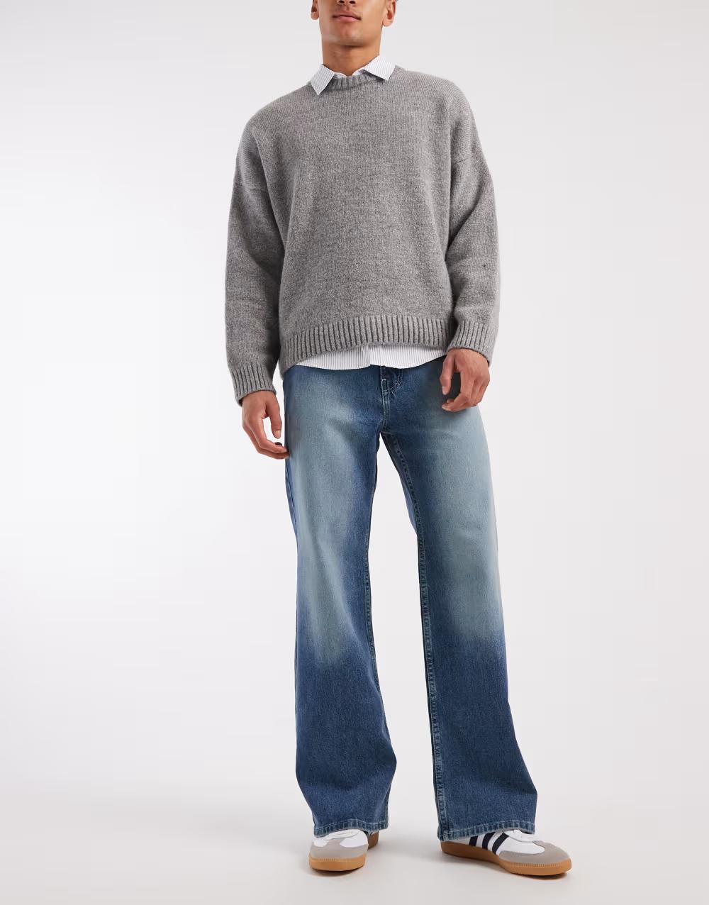 NIEBIESKIE SPODNIE JEANS