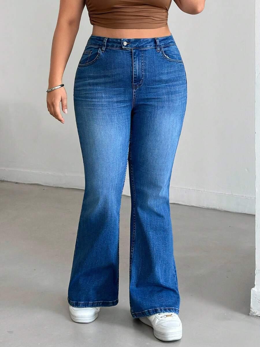 NIEBIESKIE SPODNIE JEANS