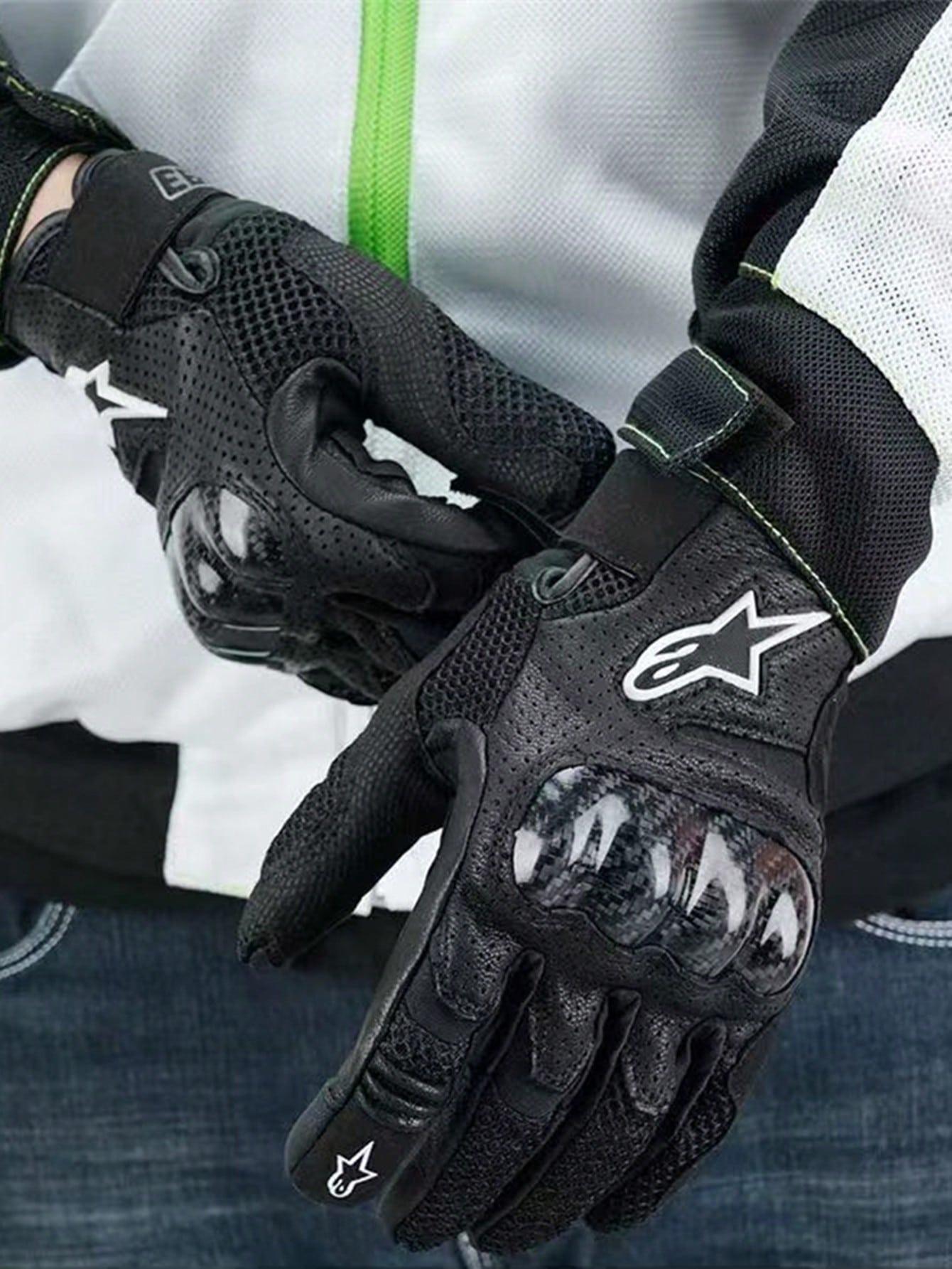RĘKAWICE MOTOCYKLOWE CZARNE 