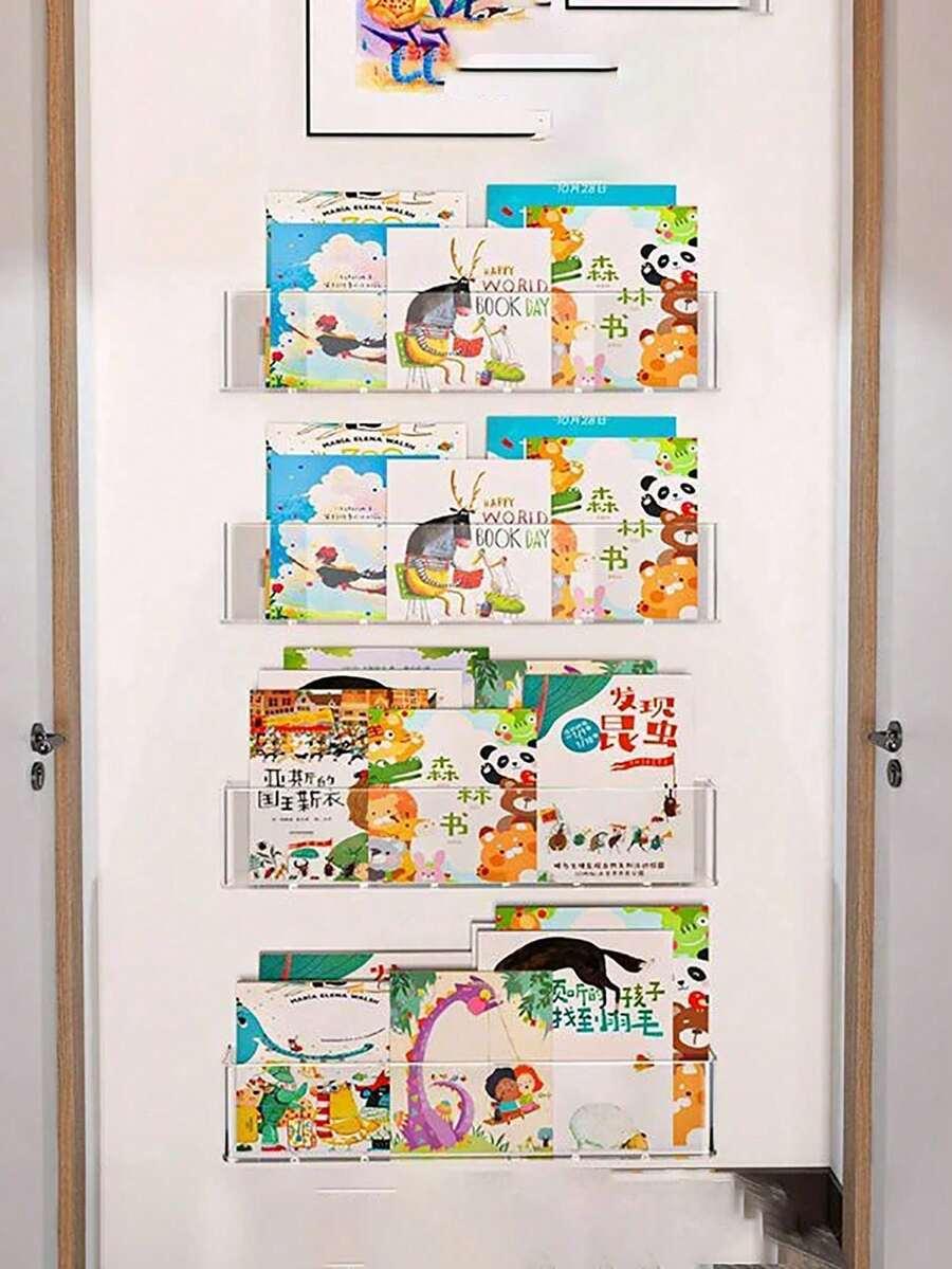 przezroczysta półka ścienna 2-pack