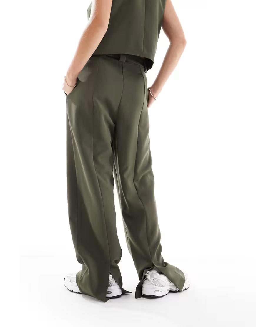 ZIELONE SPODNIE CASUAL