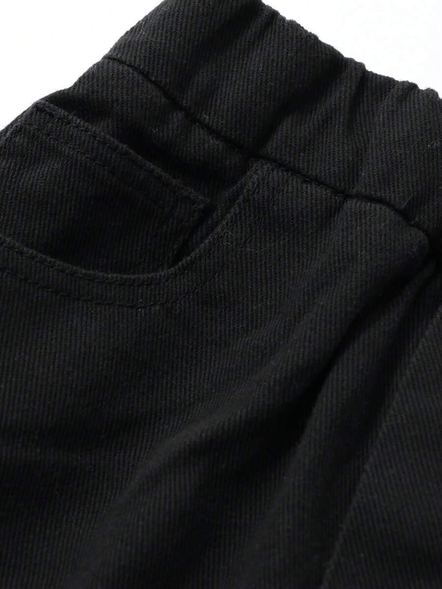 czarne spodnie jeans 