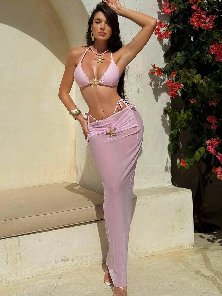 KOMPLET BIKINI Z PAREO