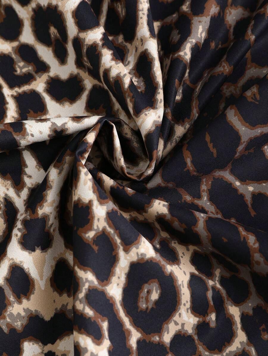 TOP ANIMAL PRINT odkryte plecy