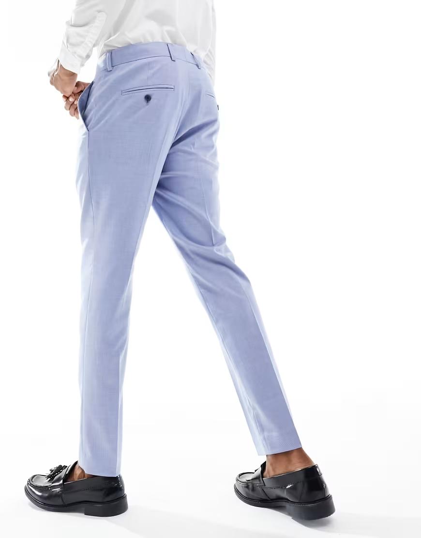 NIEBIESKIE ELEGANCKIE SPODNIE