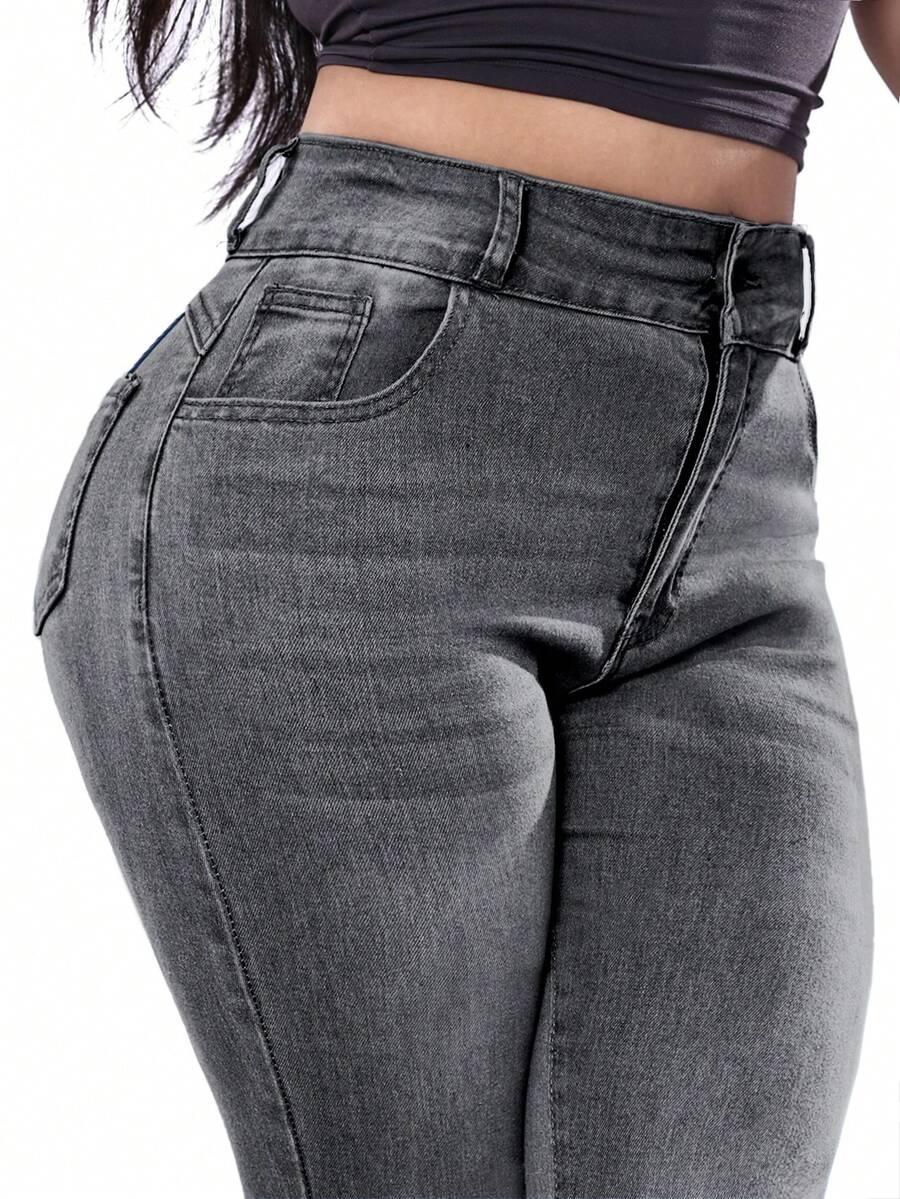 SPODNIE JEANSOWE RURKI 