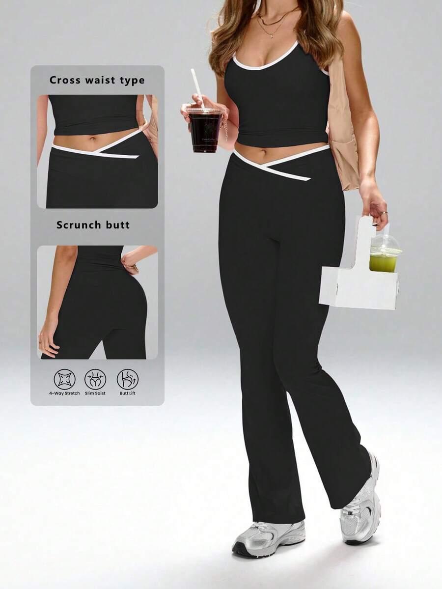 top legginsy komplet sportowy