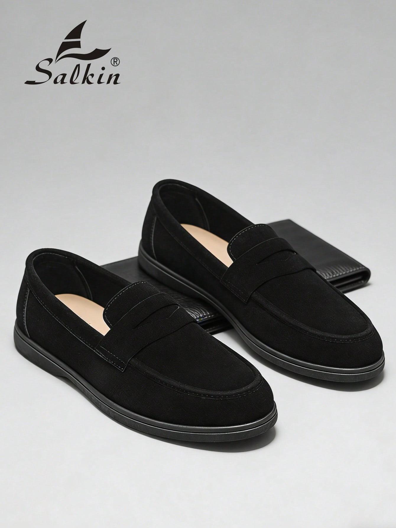 czarne mokasyny casual 