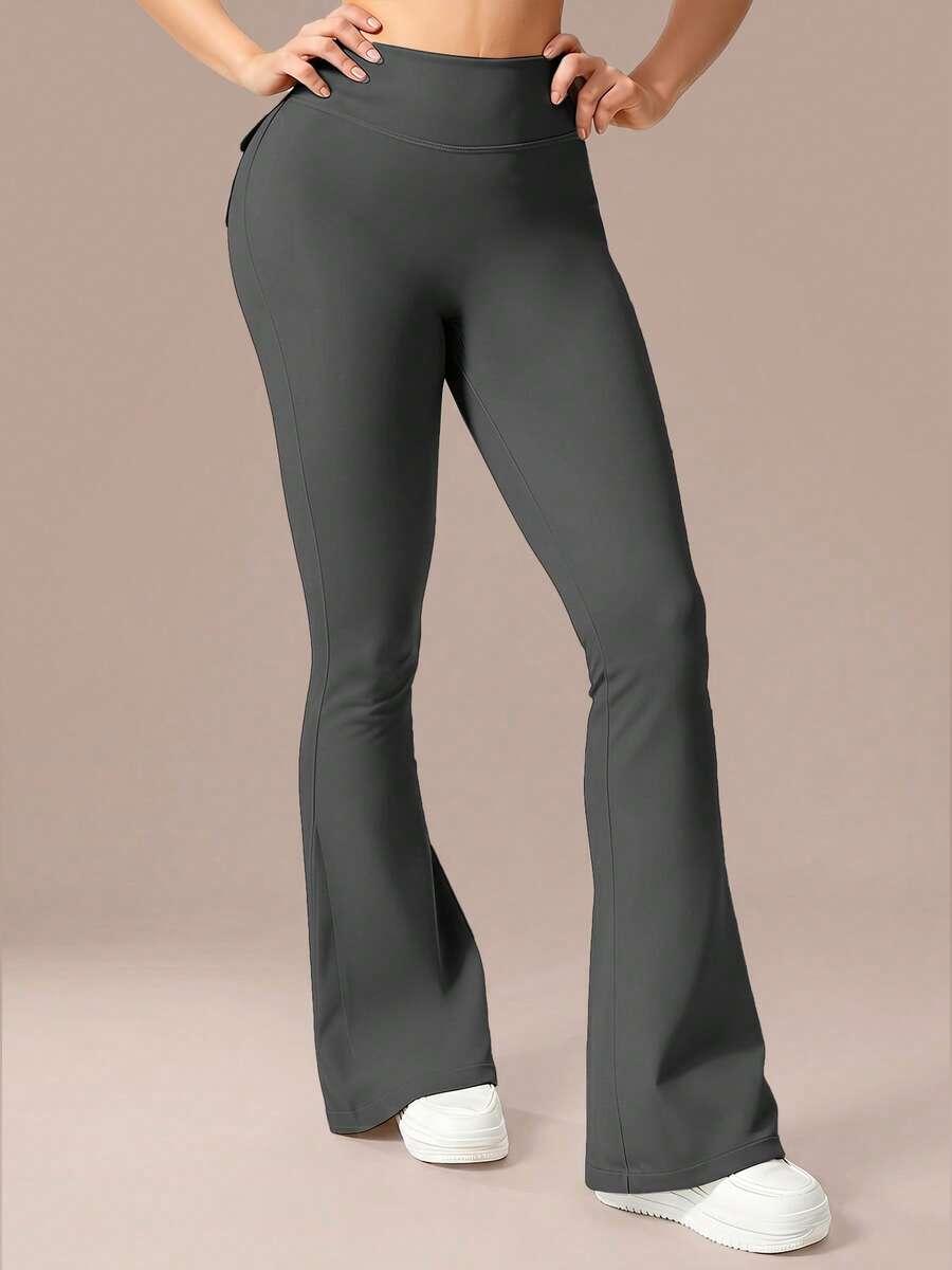 LEGGINSY DZWONY Z KIESZENIAMI