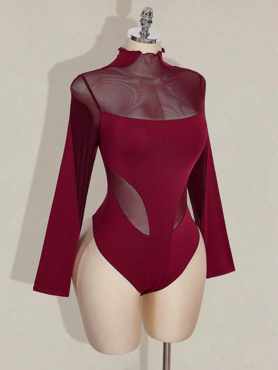 bordowe body siatka 