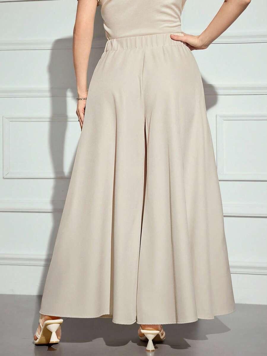 BEŻOWE ELEGANCKIE SPODNIE