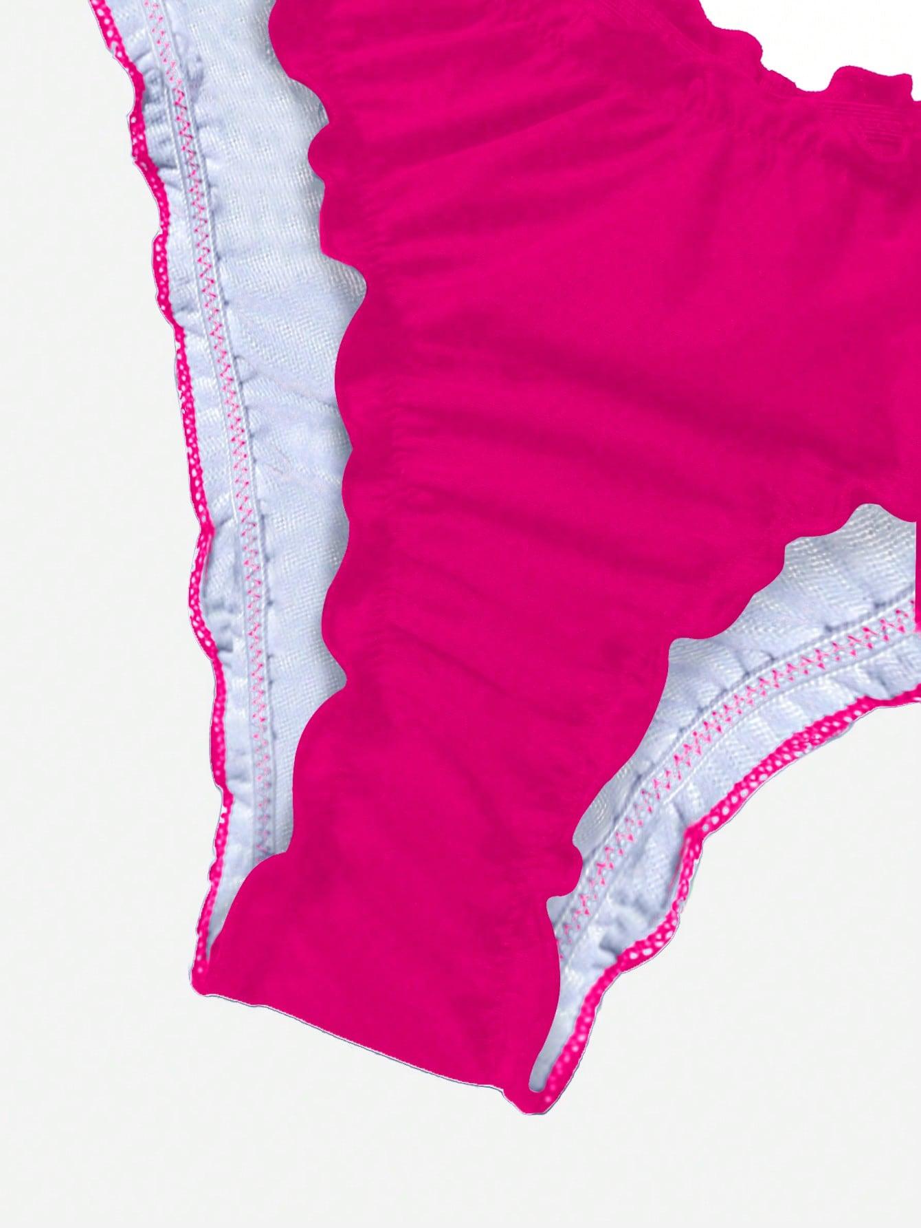 różowa dół od bikini