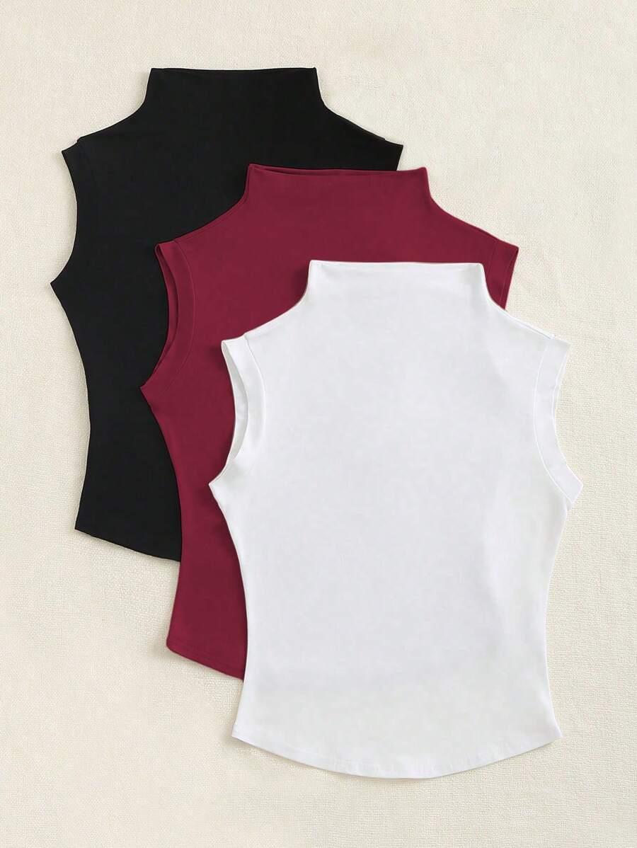 TOP GŁADKI 3-PACK