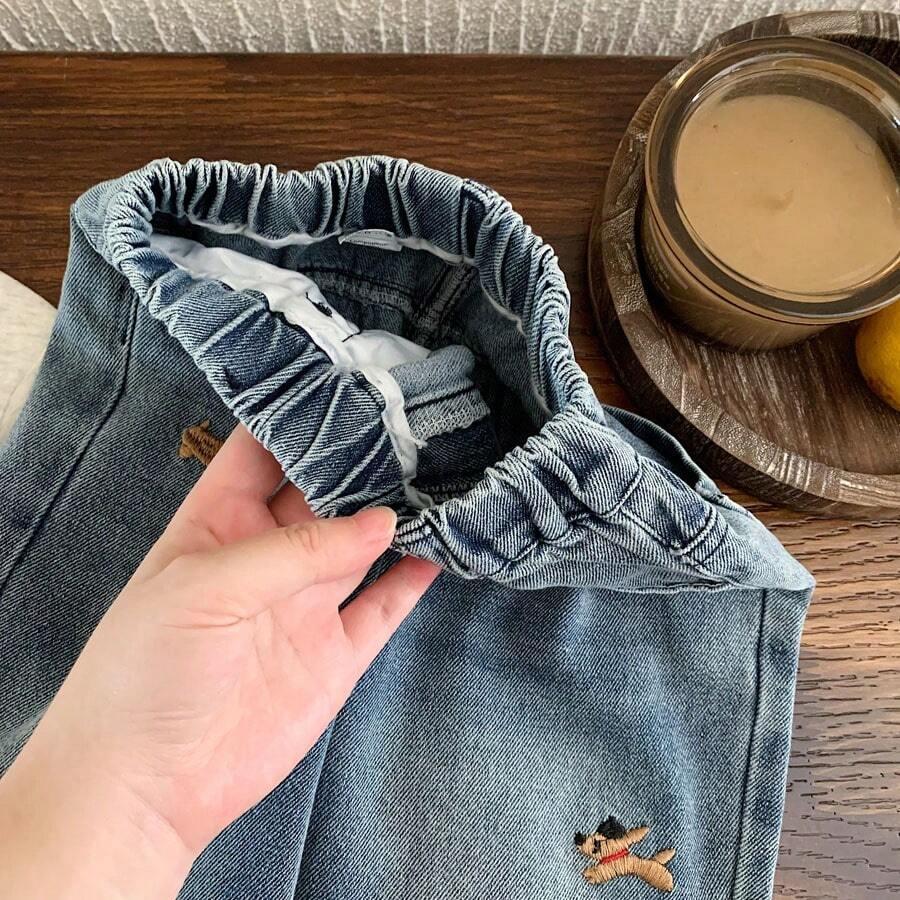 NIEBIESKIE SPODNIE JEANS