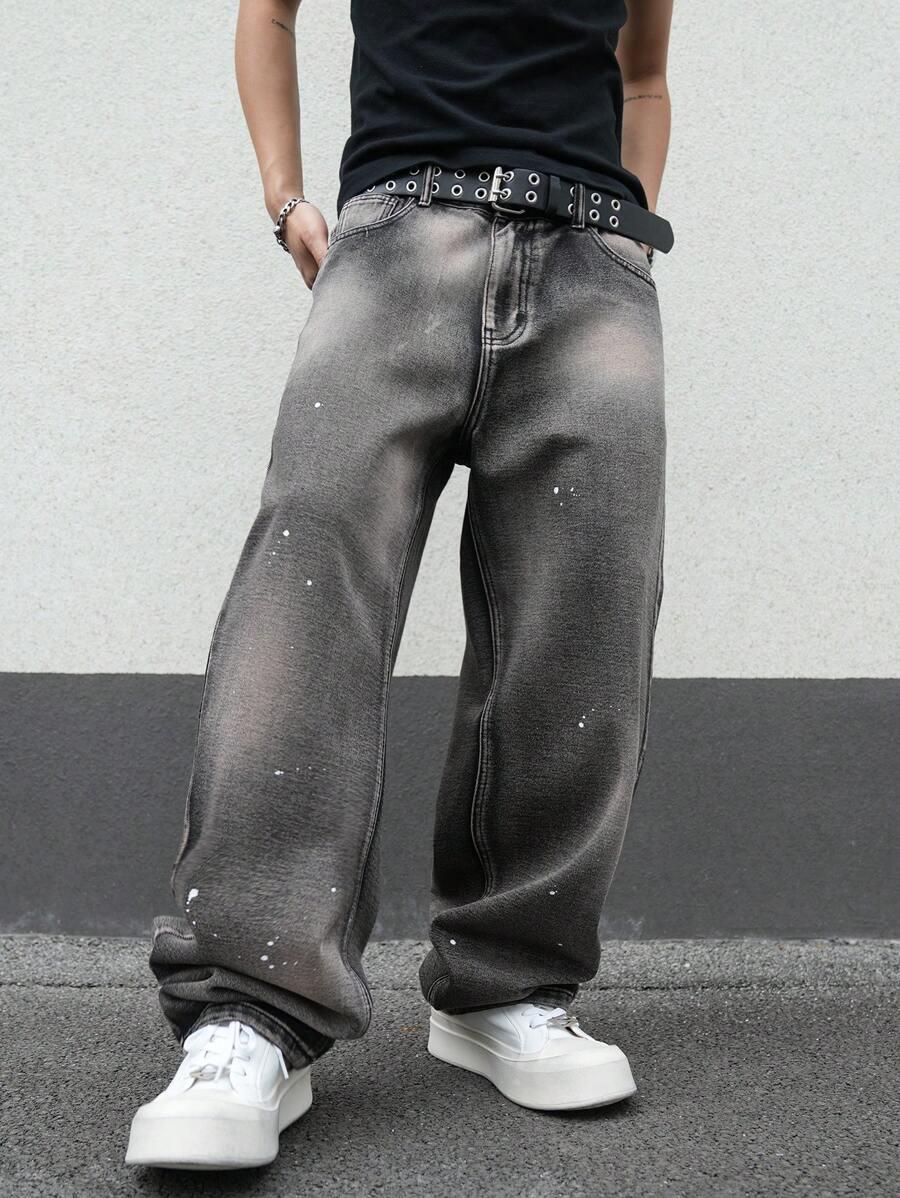 JEANSY MĘSKIE BAWEŁNIANE BAGGY 