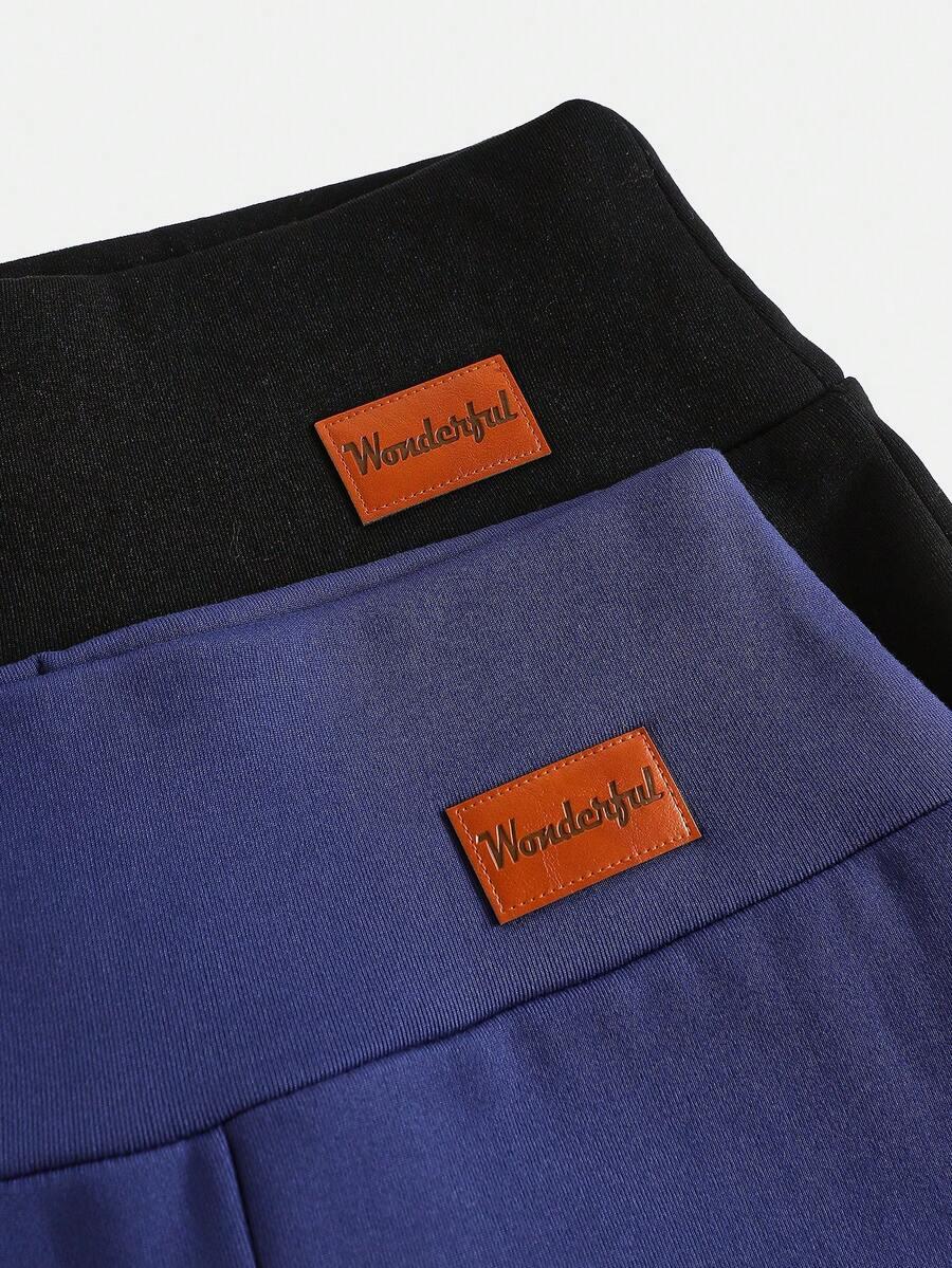 ocieplane legginsy dzwony 2 pack