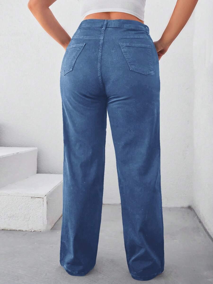 NIEBIESKIE SPODNIE JEANS