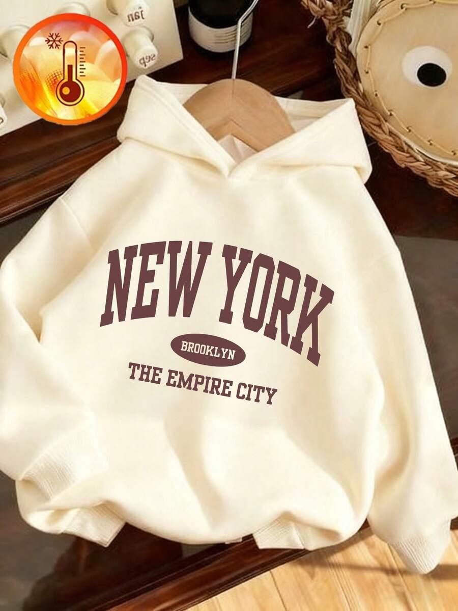 ŻÓŁTA BLUZA NAPIS NEW YORK