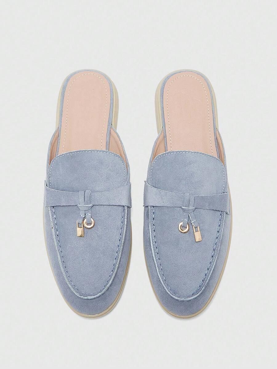 NIEBIESKIE ELEGANCKIE KLAPKI