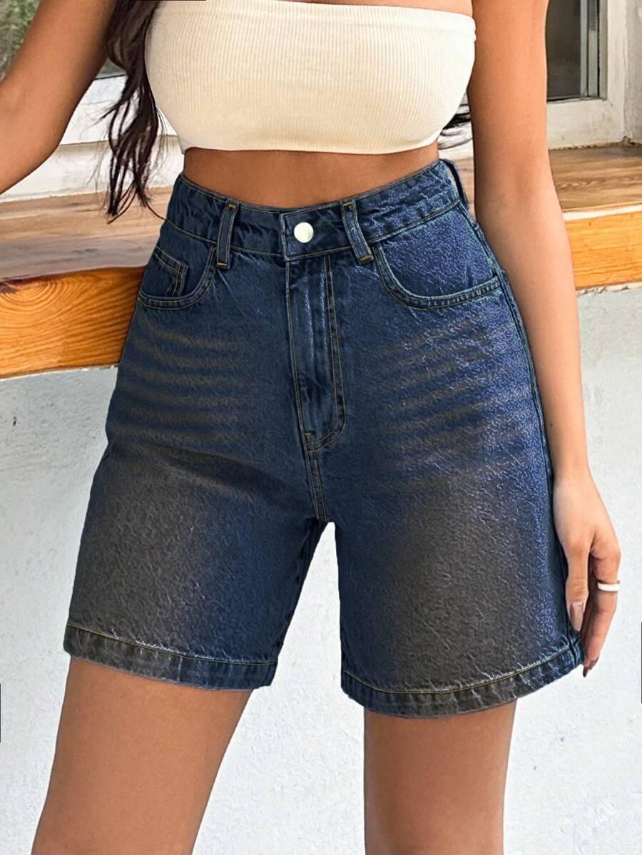 NIEBIESKIE SPODENKI JEANS