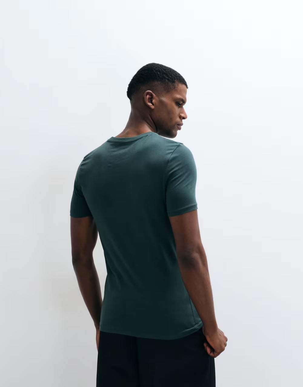 ZIELONY T-SHIRT BASIC