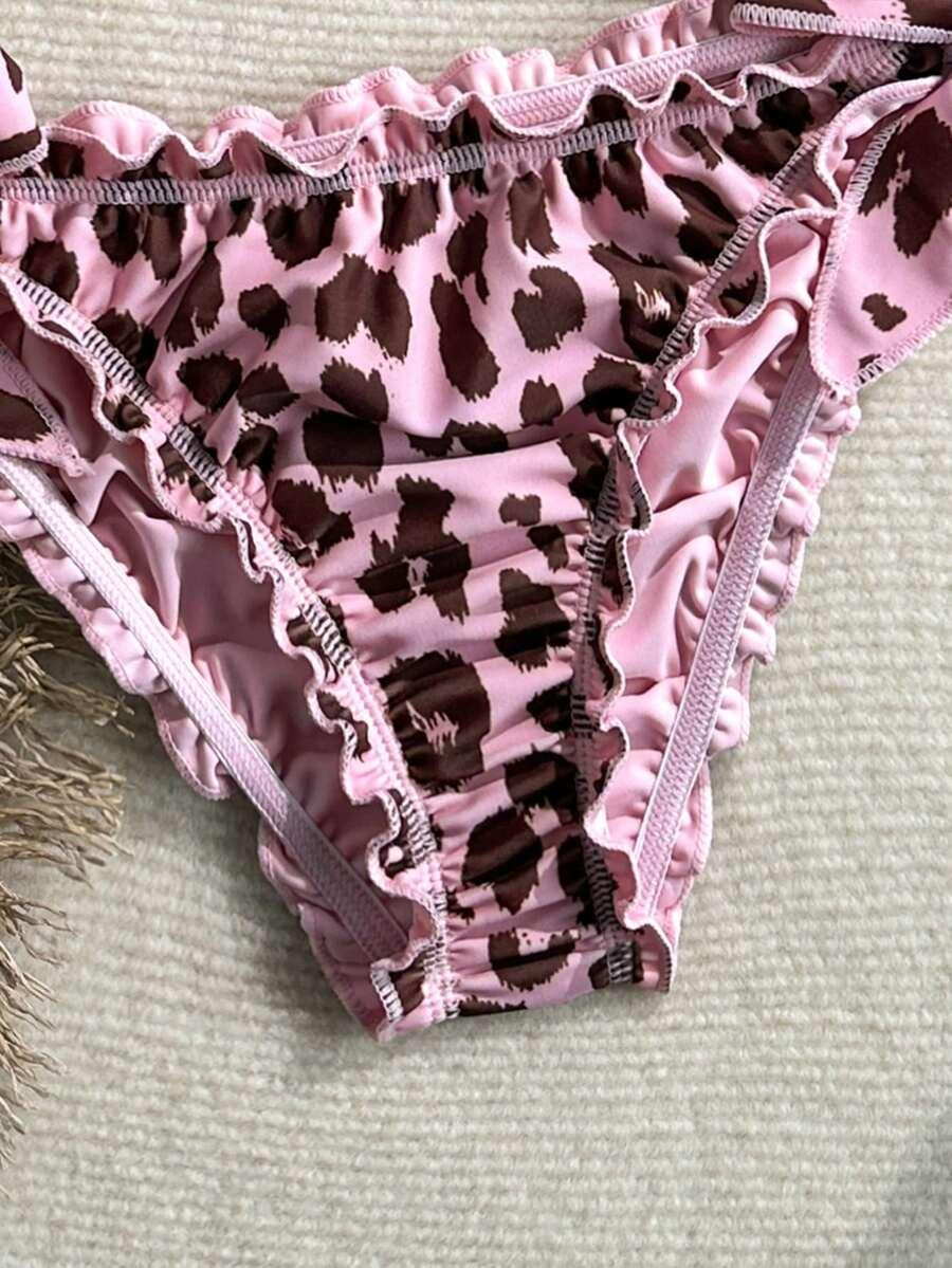 DWUCZĘŚCIOWY STRÓJ KĄPIELOWY ANIMAL PRINT
