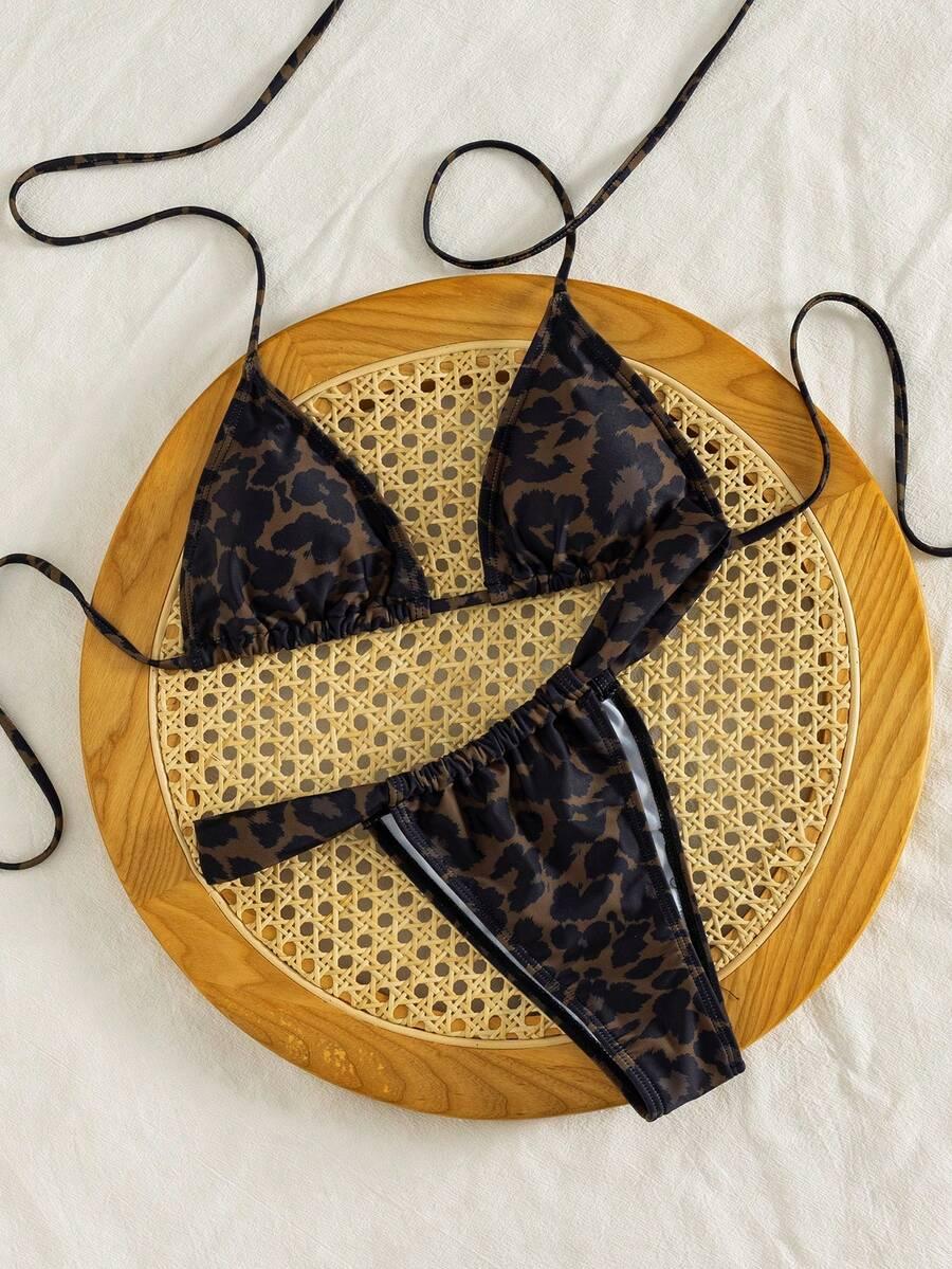DWUCZĘŚCIOWY STRÓJ KĄPIELOWY ANIMAL PRINT